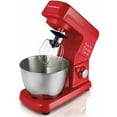 thumbnail image 2 of Hamilton Beach 3.5 Quart Orbital Stand Mixer Red | Model# 63328, 2 of 6