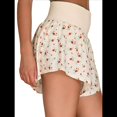 thumbnail image 3 of Pantalones Cortos de Pijama Informales para Mujer, Pantalones de Dormir de Verano, Pantalones de Playa Y2K con Bolsillos. Rojo L, 3 of 7