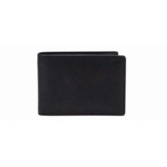 SAMBHAV BHARAT - Men’s Black Bifold Wallet – Slim, Durable Everyday Accessory