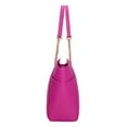 thumbnail image 4 of Montana West Tote Bag for Women Chain Top-handle Handbags, Deep Rose Red, 4 of 6