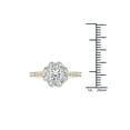 thumbnail image 4 of 1-3/4 Carat T.W. Diamond Flower-Shape Cluster 14kt Yellow Gold Engagement Ring, 4 of 4