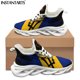 thumbnail image 1 of Zapatillas deportivas para mujer, zapatos planos con plataforma ligera para exteriores, estampado 3D de la bandera de la República de Barbados, calzado informal de malla para mujer, 1 of 6