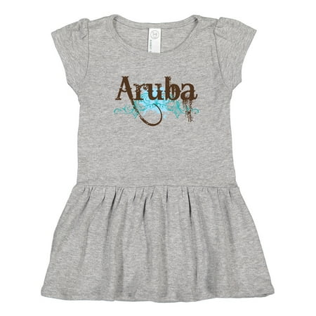 

Inktastic Aruba Gift Toddler Girl Dress