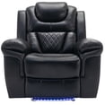 thumbnail image 4 of Home Theater Silla reclinable manual de asiento con tira de luz led para sala de estar, 4 of 5