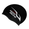 thumbnail image 4 of Gorro de natación de Silicona Cola elástico duradero flexible negro, 4 of 8