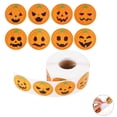 thumbnail image 2 of Halloween Sticker Roll Incluye Pegatinas Redondas De 500 Piezas Pegatinas De Calabazas Con Diferentes Expresiones Para Libros Notebooks Party Eigraketly HA014008-00, 2 of 7
