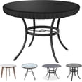 thumbnail image 1 of Diameter 124cm Black Garden Table Cover Round, Patio Table Top Cover Set,fitted Round Outdoor And Indoor Use, Waterproof Table Cover, 1 of 5