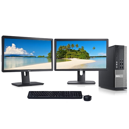 Refurbished Dell Optiplex Dual Monitor Desktop Computer ...