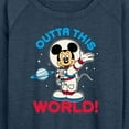 thumbnail image 3 of Mickey & Friends - Outta This World - Women's Lightweight French Terry Long Sleeve Shirt, 3 of 5