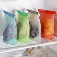 thumbnail image 3 of Food Storage Bag Reusable 4PCS Zipper Design Kitchen Food Bag Preservation Bag, 3 of 10