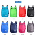 thumbnail image 2 of 20L Outdoor Nano Waterproof Ultralight Folding Handy Bag Travel Daypack Lightweight Packable Backpack Men Women Daypacks RED, 2 of 8