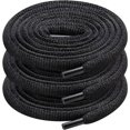 thumbnail image 1 of 3 pares de cordones ovalados para zapatos, cordones semicirculares de 1/4 para zapatillas deportivas, zapatillas, cordones para botas, 1 of 4