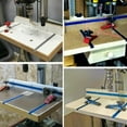 thumbnail image 5 of 500Mm Blue Double-Cut T-Track T-Slot Miter Track Aluminum Alloy for Router Table, 5 of 9
