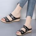 thumbnail image 4 of Zapatillas de tacón inclinado de una línea para mujer de tacón medio de moda casual diaria de verano Wmkox8yii hj789, 4 of 9