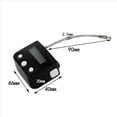 thumbnail image 2 of 2X Metal Timer Lock USB LCD Display Metal Electronic Rechargeable Timer Multi-Function Padlock Black,2 x Time lock,Black, 2 of 8