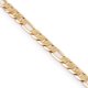 thumbnail image 2 of Cadena Figaro Hombre Ametrinaa 10mm en Chapa de Oro de 18K dorado 60, 2 of 4
