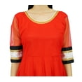 thumbnail image 3 of Atasi Womens Readymade Red Net Salwaar Kameez with Designer Dupatta, 3 of 6