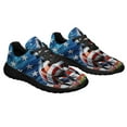 thumbnail image 6 of Horse Patriotic American flag Shoes Sneakers Black Size 11.5, 6 of 7