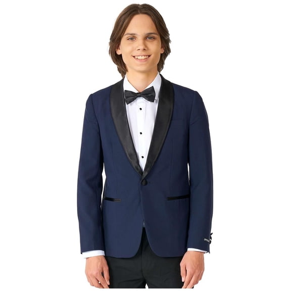 OppoSuits Teen Boys' Tuxedos TEEN BOYS Midnight Blue - US 10Y Blue