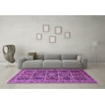 thumbnail image 3 of Ahgly Company Indoor Round Persian Purple Traditional Area Rugs, 8' Round, 3 of 4