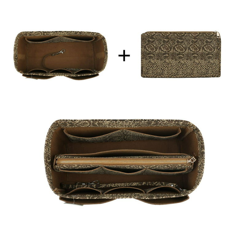 lv purse organizer with zipper
