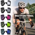 thumbnail image 1 of Guantes deportivos Antideslizante Ciclismo Medio dedo Guantes Amortiguadores Acolchados, 1 of 8