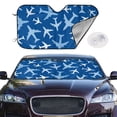 thumbnail image 2 of Balery Airplanes in the Sky Print Car Windshield Sun Shade,Windshield Sunshade for Car Pickup Truck SUV Accessories-Medium, 2 of 7
