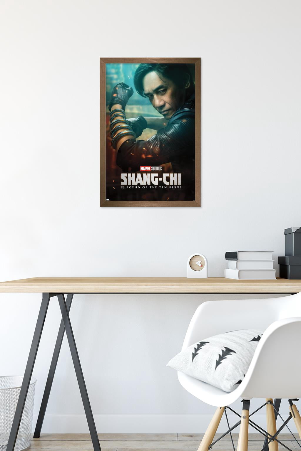 Marvel Shang-Chi and the Legend of the Ten Rings - WenWu One Sheet Wall Poster, 14.725" x 22.375", Framed