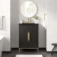 thumbnail image 7 of Modway Awaken 24" Solid Wood and MDF Bathroom Vanity in Black, 7 of 7