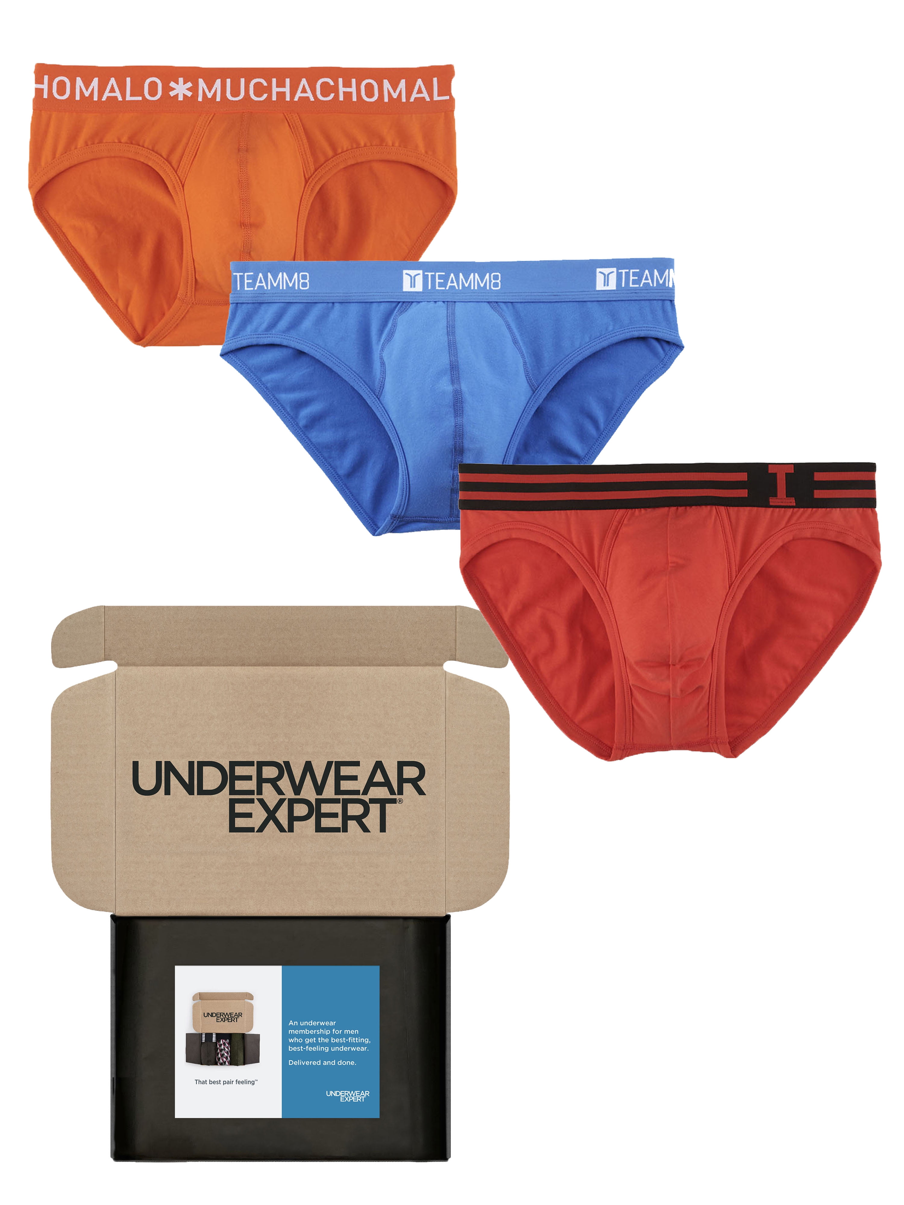 Underwear Expert Underwear Expert Men's Briefs Curated Mystery Box, 3