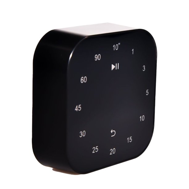 Matsuzay Temporizador magnético de pantalla LED con temporizador magnético táctil de pantalla grande LED de banda magnética fuerte Electrodomésticos negro