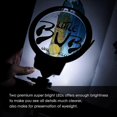 thumbnail image 3 of Large Desktop Magnifier,2X 6X Folding and Manual Table,Portable LED Lighted Magnifier Lamp with Stand, 3 of 5