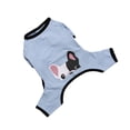 thumbnail image 4 of Ropa de primavera y otoño para perro gordo de cuatro patas, pijamas de algodón estampados, cálidos, de punto elástico, 4 of 5