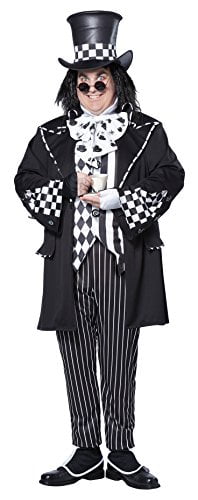 California Costumes Mens Plus-Size Dark Mad Hatter From Alice In Wonderland 1726