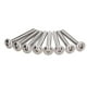 thumbnail image 4 of Kit de tornillos de cabeza de botón con brida, 50 piezas Tornillos con brida de cabeza de botón con brida Tornillos de cabeza hexagonal creados magistralmente, 4 of 8