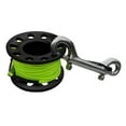 thumbnail image 1 of LOVIVER 49ft Finger Spool Dive Reel Clip with Double Ended Snap for Technical Scuba black, 1 of 8