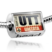 Bead Airportcode UTT Umtata Charm Fits All European Bracelets