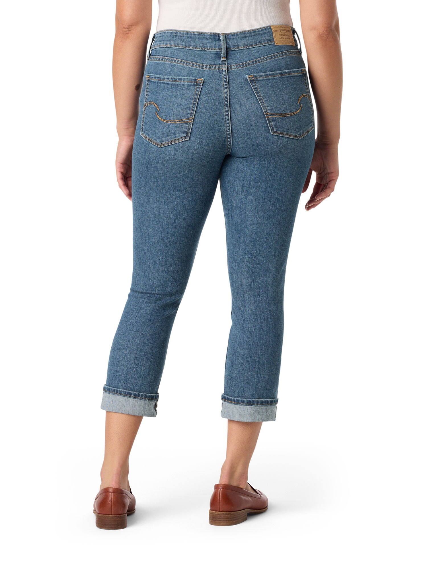 Levi Strauss Signature Women's Mid Rise Capri