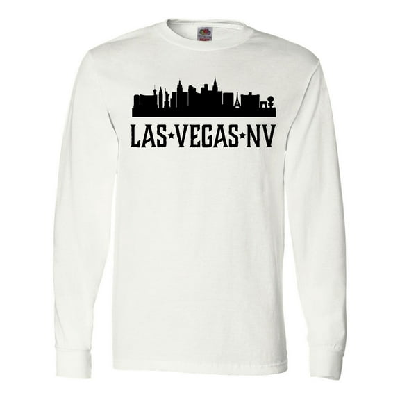 Inktastic Las Vegas Nevada City Skyline Long Sleeve T-Shirt