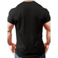thumbnail image 2 of [Father's Day Gift, Alphabet Print] Alphabet Print Crew Neck Short Sleeve T-shirt - Father And Son, Best Lifetime Friend - Casual Summer T-Shirt For Men, 2 of 5