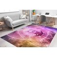 thumbnail image 3 of Meditation Rug, Chakra Rugs, Energy Rugs, Modern Rugs, Pattern Rug, Soft Rug, Small Rug, 3D Printeds Rug, Front Door Rug, Customs Rug, 1.7'x2.3' - 50x70 cm, 3 of 8