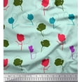 thumbnail image 1 of Soimoi Poly Georgette Fabric Artistic Floral Printed Craft Fabric by the Yard 42 Inch Wide, 1 of 3