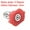 Red, variant on Uxcell 1/4 Inch Stainless Steel Flat Fan 40 Degree 1.2mm Orifice Diameter Nozzle