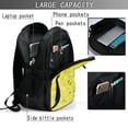 thumbnail image 6 of Wukai Bright Lemons Travel Laptop Backpack: Business Water-Resistant Bag with USB Charging Port, Ideal College Backpack for Men & Women, 6 of 6