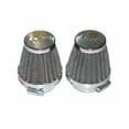 thumbnail image 2 of Set Conical Power Air Filters Chrome Back Yamaha RD350 2 Units Clamp on, 2 of 4