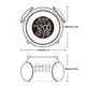 thumbnail image 2 of Reloj despertador con música Naiovety Digital Blanco HA083590-01B, 2 of 6