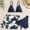 Dark Blue-31, variant on EliteGoogv Three Piece Swimsuit Set Girls Cherry Print Halter Triangle Top With Matching Bottom And Side Tie Cover Up Skirt Modest Tween Teen Beach Swimwear,Black,150