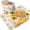Yellow, Orange, White, variant on Area Rugs 3'x5', Thanksgiving Fall Carpet Runner Indoor Outdoor Rugs Home Decor Aesthetic, Watercolor Pumpkin Sunflowers Maple Leaf Non Slip Mats Washable Accent Rug for Living Room Bedroom