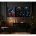 thumbnail image 4 of Vintage Gothic Canvas Wall Art Dark Academia Pictures Wall Decor Spooky Dark Rose Posters Prints Paintings for Bedroom Living Room Artwork Home Decoration Unframed, 4 of 6