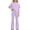 j12-Purple, variant on LIIPEE Girls Summer Outfit Sets 2 Piece Casual Bow Print Short Sleeve Tees Flared Pants Kids Cute Comfortable Everyday Outfits,11-12 Years